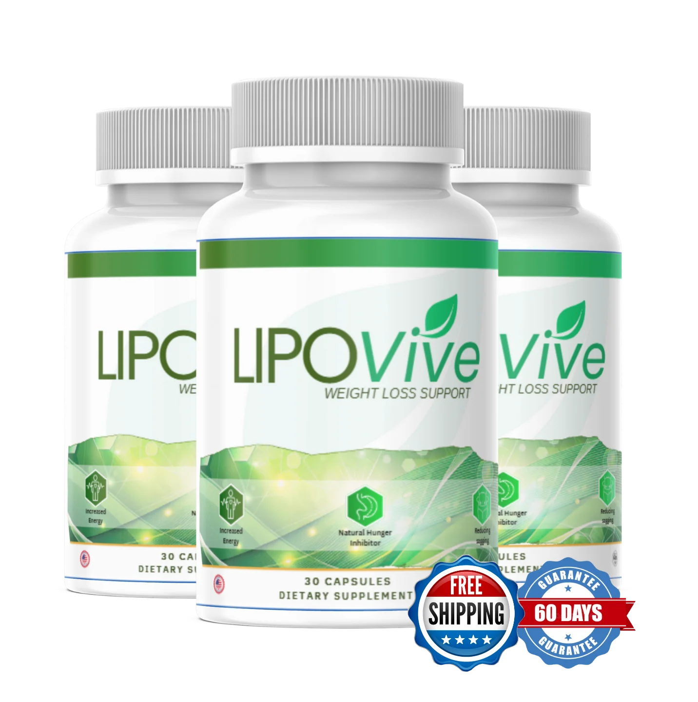 LipoVive supplement bottle