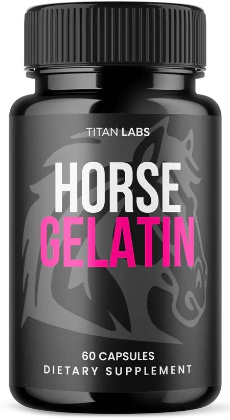 Horse Gelatin Bottle